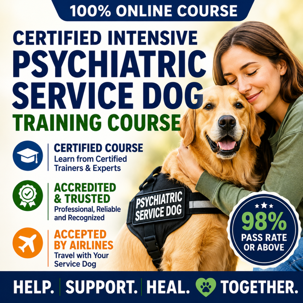 Certified Psychiatric Service Dog Training Course