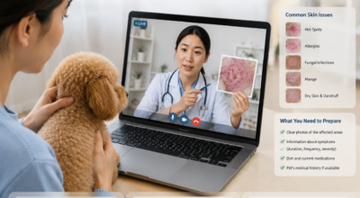 Online Vet for Pet Skin Issues