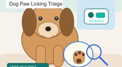 Online Vet for Dog Paw Licking